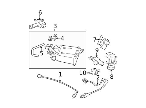 Sensors for 2007 Pontiac Vibe #0