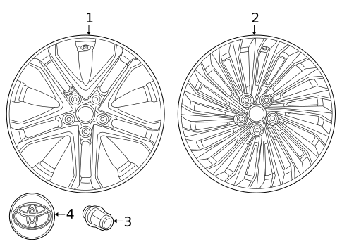 Wheels for 2025 Toyota Mirai #0