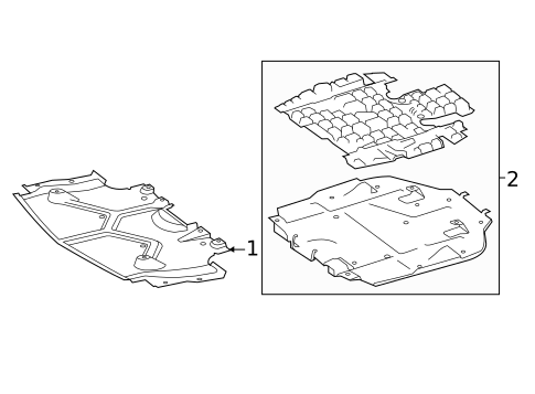 Splash Shields for 2007 Mercedes-Benz R 63 AMG&reg; #0