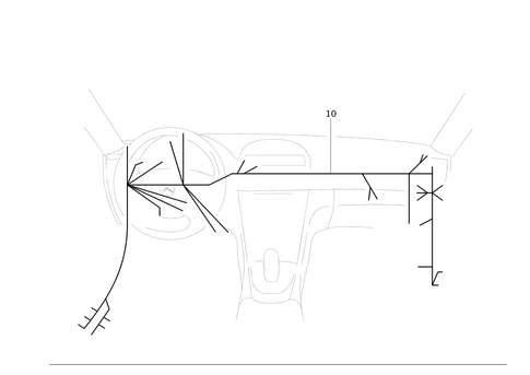 Cockpit Cable Harness for 2006 Mercedes-Benz SLR McLaren #0