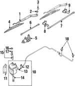 288901E301 - : Wiper Blade for Infiniti Image