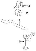 4881133050 - Suspension: Stabilizer Bar for Toyota: Avalon, Camry Image