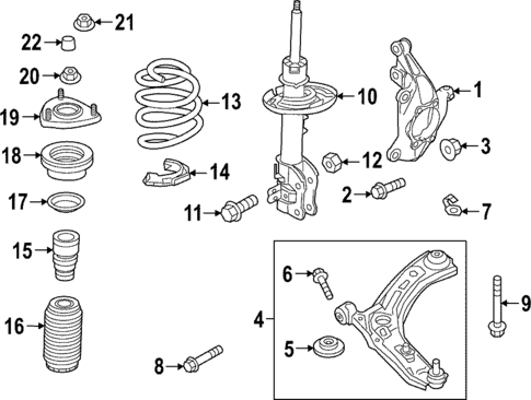 Suspension Components for 2025 Mazda 3 #1