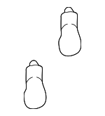 9008498027 - Electrical: Signal Lamp Bulb for Toyota: Corolla, Matrix, Sequoia, Sienna, Solara, Tacoma, Tundra Image
