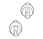 9006981003 - Electrical: Socket for Toyota: 4Runner, Avalon, Camry, Corolla, Sequoia, Sienna, Solara, Tacoma, Tundra, Venza Image