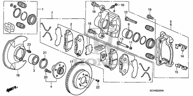 Front Brake (Disk) for 2008 Honda Element #0