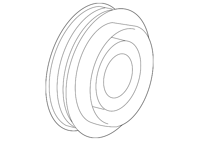 2010-2011 Kia A/C Compressor Clutch Pulley 97643-2F800 | Kia Parts