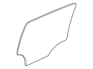 84398668 - : Part# 84398668 Rear Driver Side Door Window for Chevrolet: Equinox Image