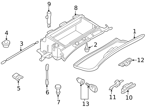 Glove Box for 2000 BMW 323Ci #0