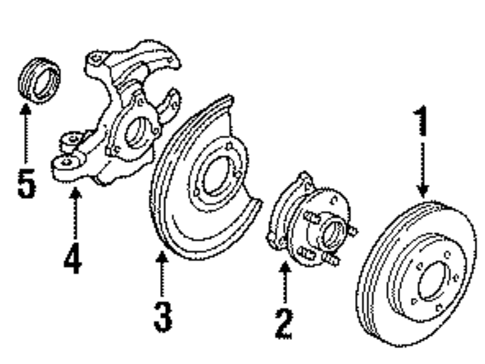 Front Brakes for 1992 Chevrolet S10 #1