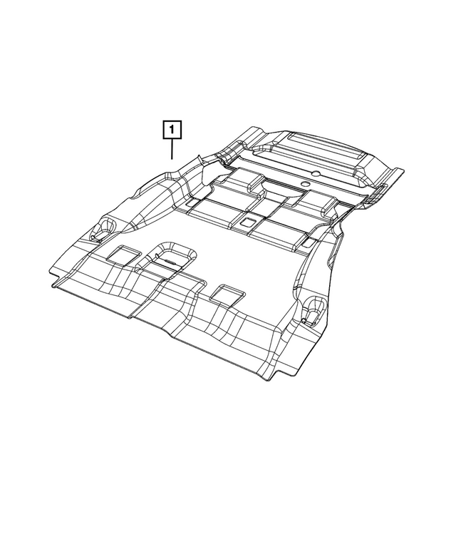 1WV80DX9AB - Interior Trim: Cargo Floor Carpet for Mopar Image