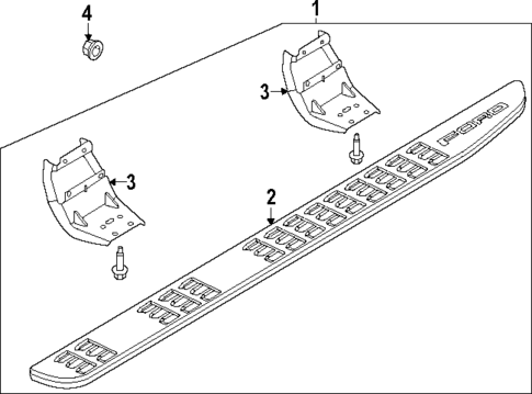 Running Board for 2023 Ford F-250 Super Duty #7