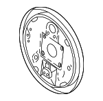 18025173 - Brakes: Backing Plate for Chevrolet: Classic, Malibu | Oldsmobile: Alero, Cutlass | Pontiac: Grand Am Image