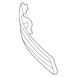 12756079 - : Bumper Fog Light Grille for Saab: 9-5 Image