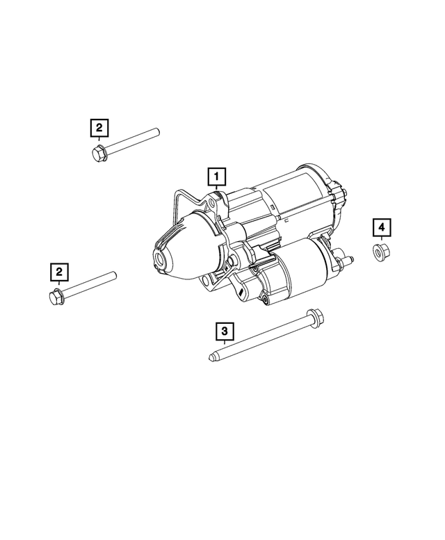 68456071AF - Electrical: Engine Starter for Mopar Image image