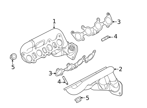 Exhaust Manifold for 2014 Ford Mustang #0