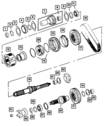 5103488AA - Transfer Case Model 271 [DH1]: Input Gear Bearing for Mopar Image