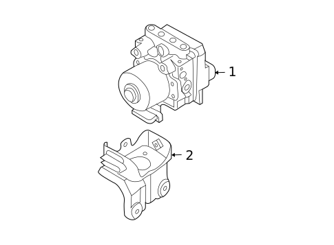 ABS Components for 2007 Chevrolet Aveo5 #0