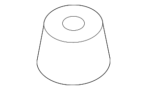 2150610V00 - Cooling System: Radiator Assembly Mount Cushion for Nissan: 240SX, 350Z, 370Z, Frontier, GT-R, LEAF, Pathfinder, Xterra, Z Image