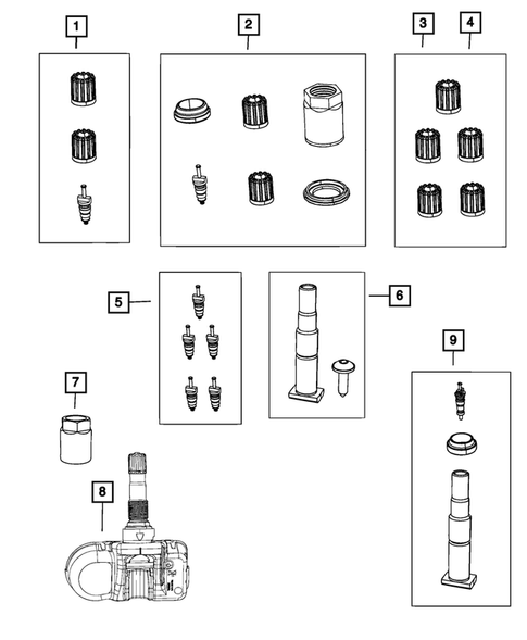 Tire Monitoring System for 2019 Dodge Charger #0