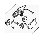 1Q1857508BM9B9 - Body: Housing Assembly for Volkswagen: Eos Image