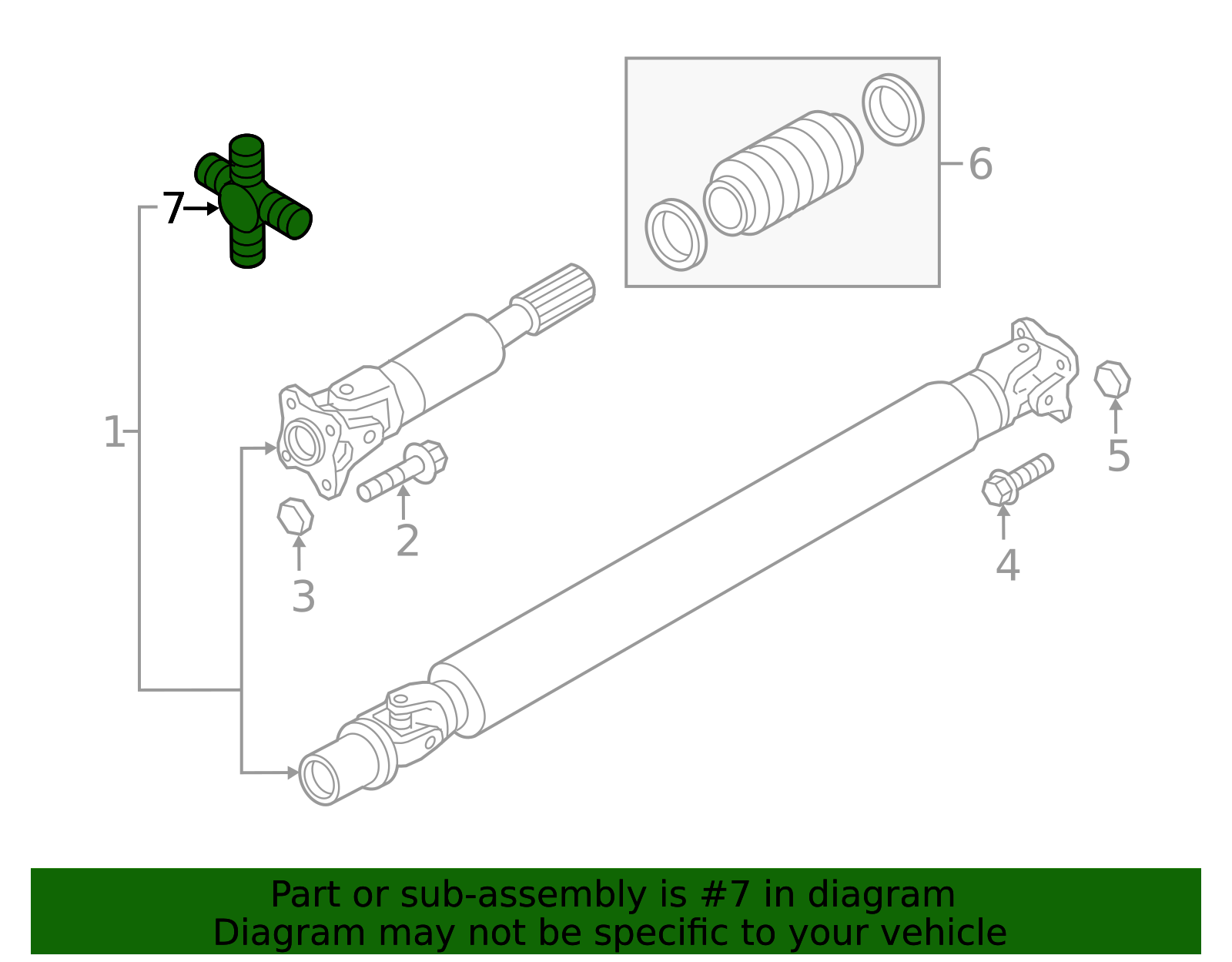 2016-2024 Nissan Universal Joints 37125-EB71A | Parts for Nissans