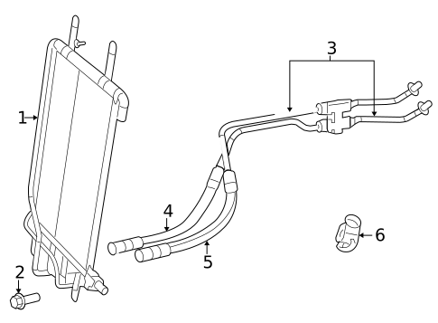 Trans Oil Cooler for 2009 Dodge Durango #1