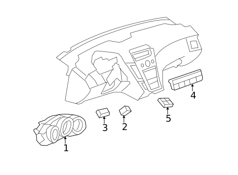 Instruments & Gauges for 2012 Cadillac CTS #0