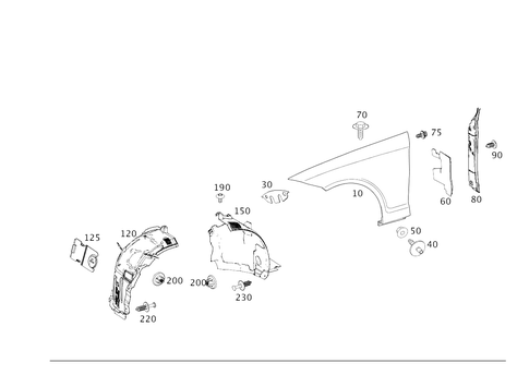 Front Fender for 2021 Mercedes-Benz CLS53 AMG #0