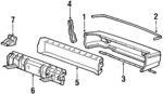 MB560144 - : Reinforced Beam for Mitsubishi: Galant, Sigma Image