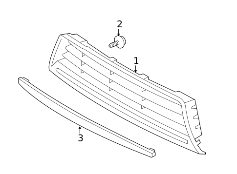 Grille & Components for 2015 Scion iQ #0
