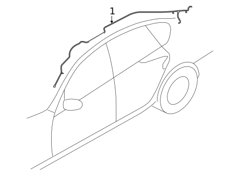Antenna & Radio for 2008 INFINITI M45 #0