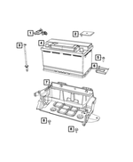 4606858AA - Electrical: Battery Terminal Cover for Mopar Image