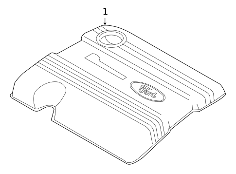 Engine Appearance Cover for 2005 Ford Escape #0