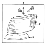 MB882017 - : Lens for Mitsubishi Image