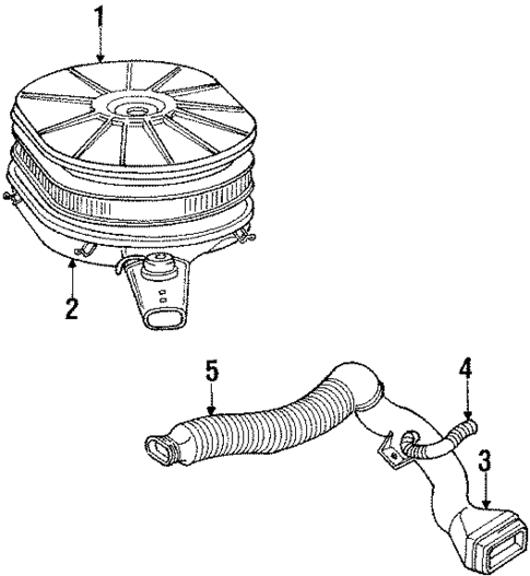 Air Inlet for 1989 Dodge D150 #0