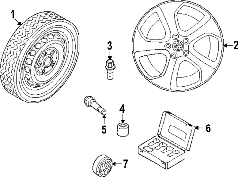 Wheels for 2003 Volkswagen Jetta #6