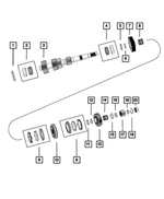 68207646AA - TR6060; 6-Speed; Manual Transmission: Countershaft Shim Package for Mopar Image