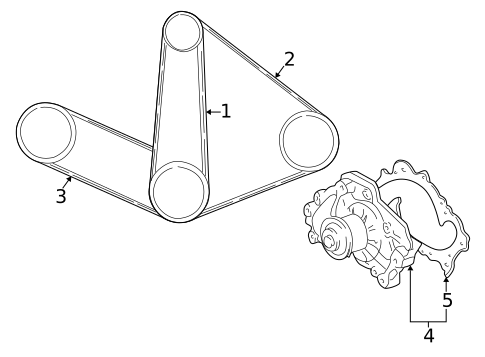 Belts & Pulleys for 1999 Toyota Camry #0