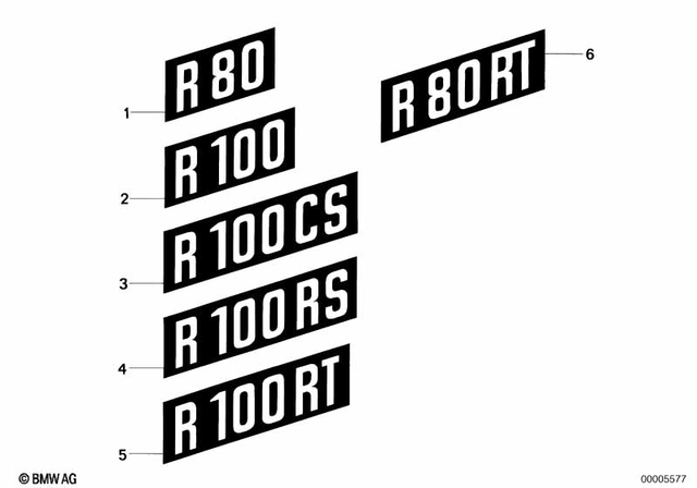 51141240692 - Frame and Mounting Parts: Sticker - Weiss for BMW-Motorrad Image