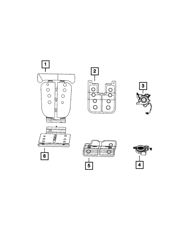 68459035AB - Interior Trim: Heated Seat Element for Jeep: Grand Cherokee L Image