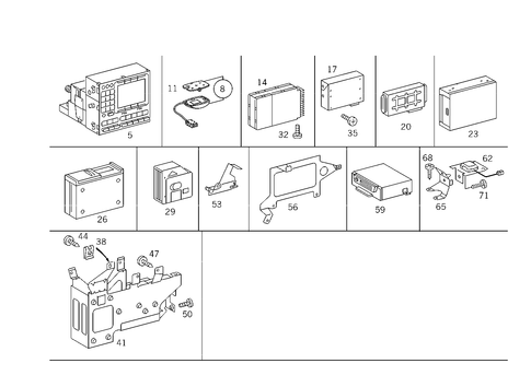 Information and Communication System (Ics) for 1984 Mercedes-Benz 500SEC #0