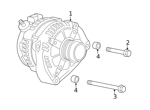 Radiator & Components for 2023 Cadillac Escalade #2