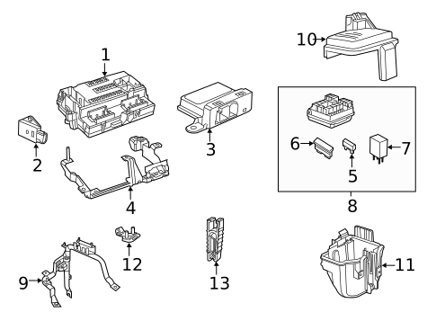 Control Modules for 2022 Ram ProMaster 2500 #0