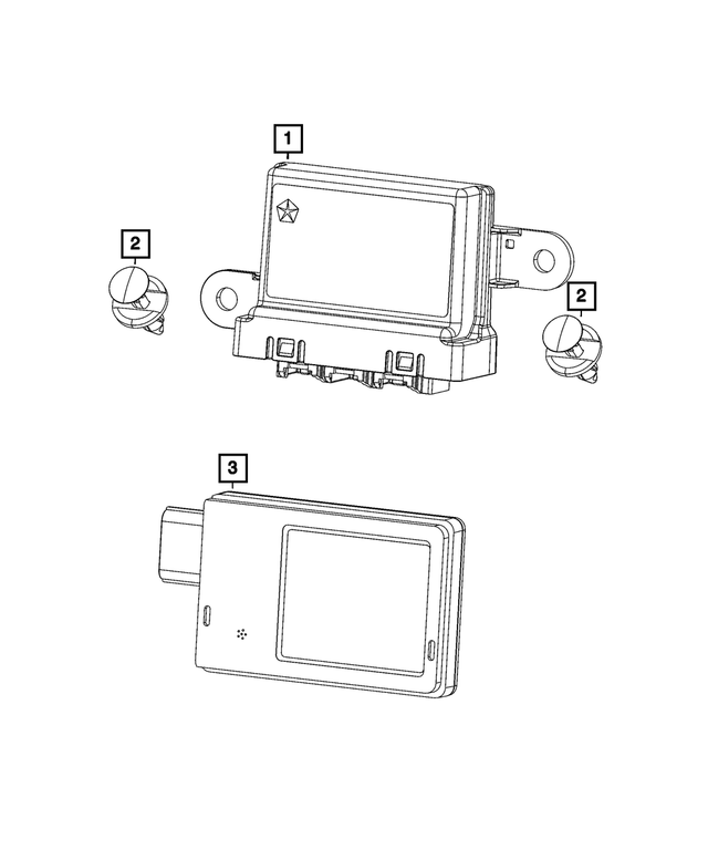 68449662AB - Electrical: Parking Assist Module for Mopar Image