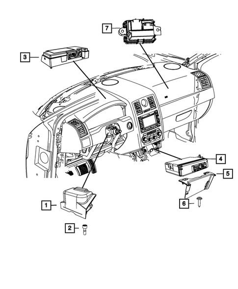 Keys, Modules and Engine Controllers for 2010 Dodge Charger #2