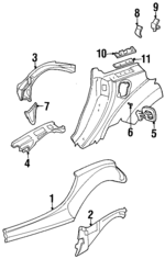 4786156 - Body: Quarter Panel for Chrysler: Prowler Image