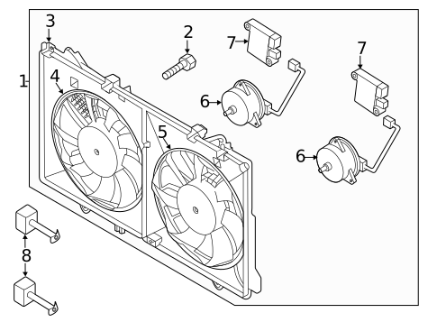Cooling Fan for 2019 Mazda CX-5 #0