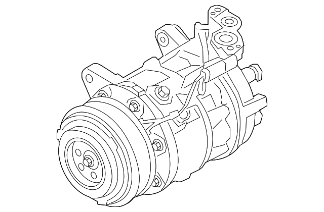 64527948809 - 2021-2023 BMW A/C Compressor (64-52-7-948-809