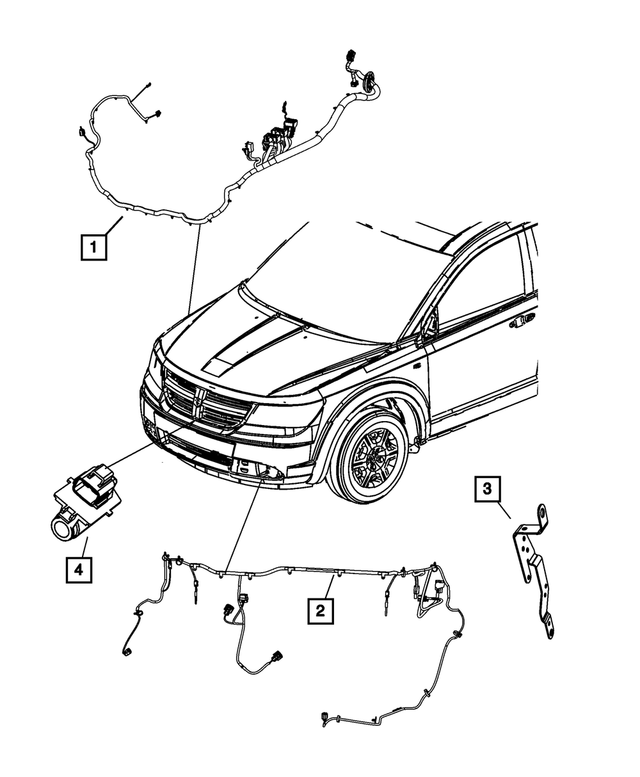 68049266AC - : Headlamp To Dash Wiring for Mopar Image